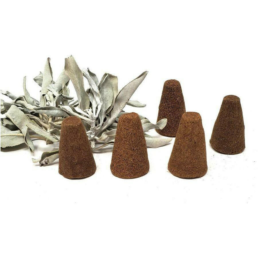 Smudge Cones White Sage by Motha Earth Health and Beauty Supply