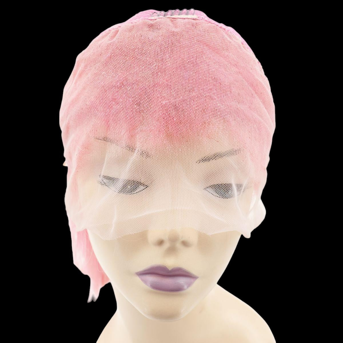Cotton Candy 13x4 Transparent Lace Front 100% Human Hair Bob Wig by Private Label