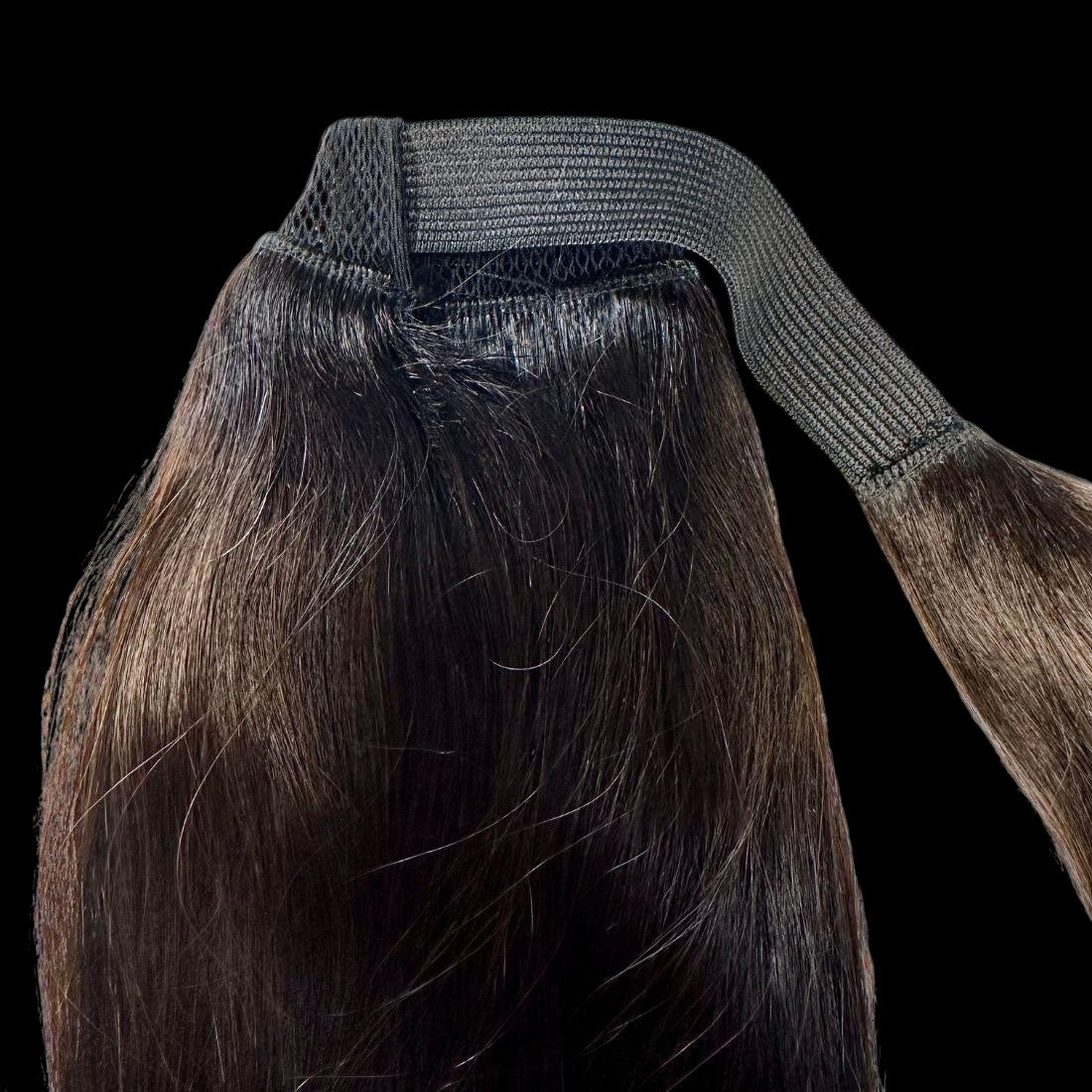 Natural Black 100% Human Hair Ponytail Extension by Private Label