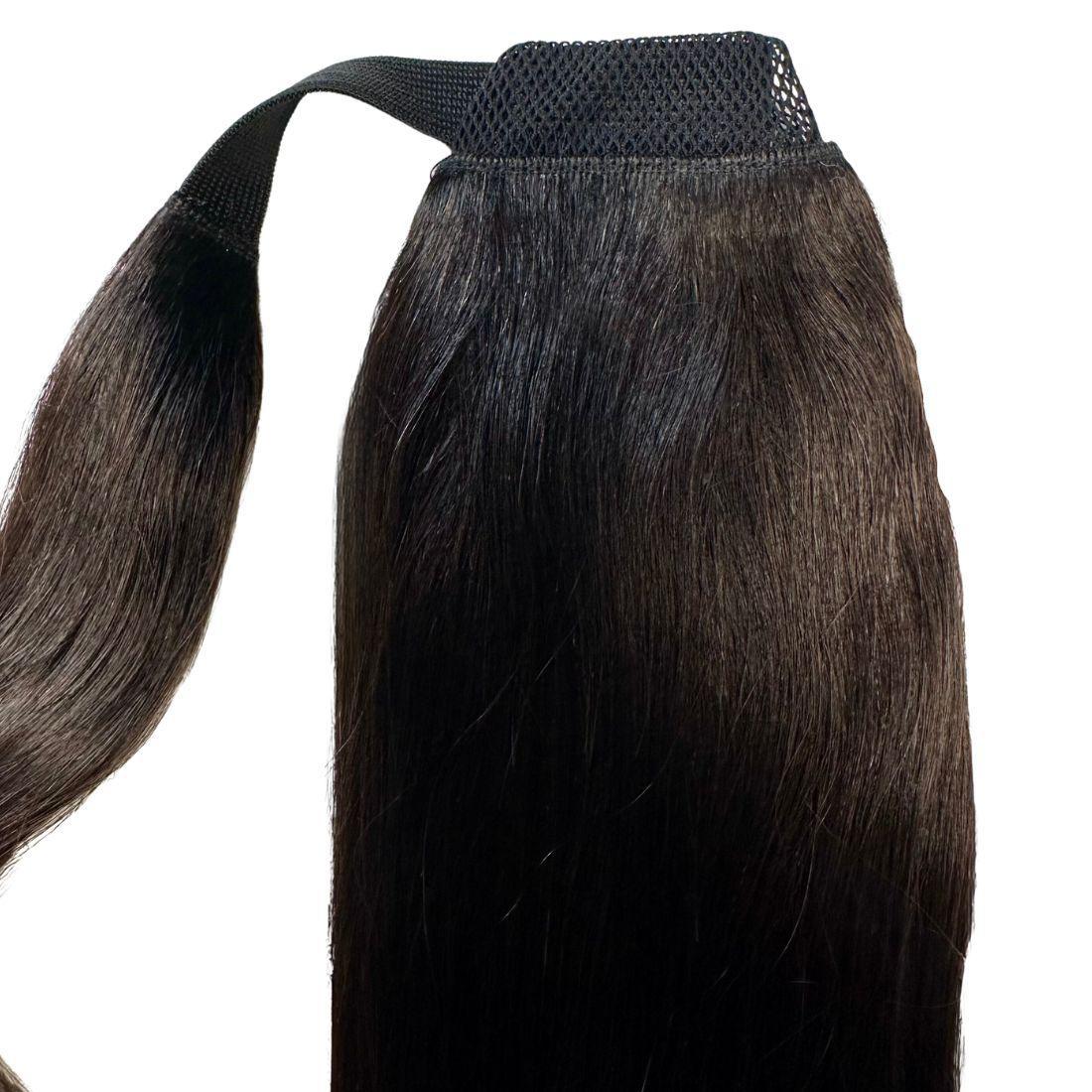 Natural Black 100% Human Hair Ponytail Extension by Private Label