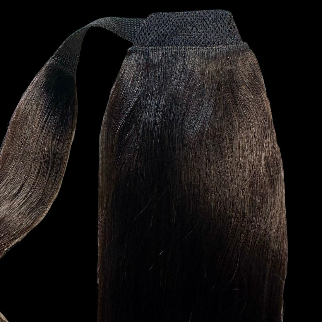 Natural Black 100% Human Hair Ponytail Extension by Private Label