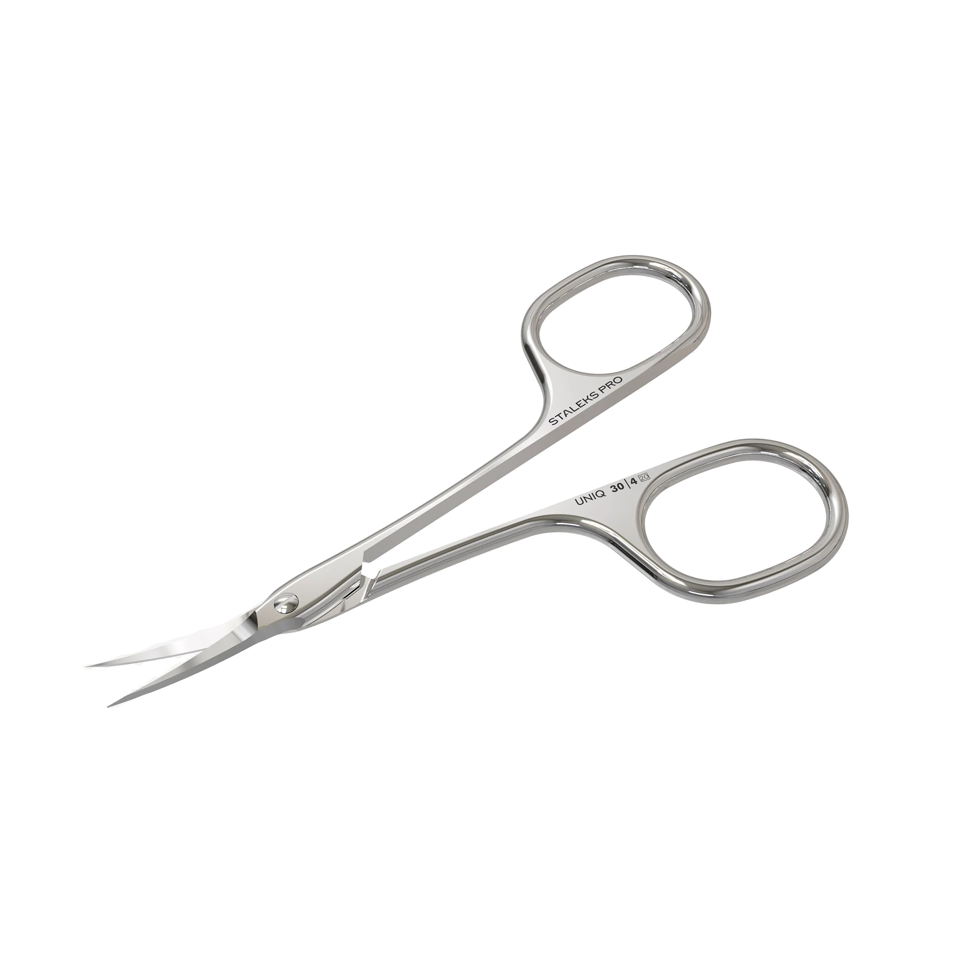 Professional Cuticle Scissors "Asymmetric" UNIQ 30 TYPE 4 -SQ-30/4- STALEKS by kvadrat store