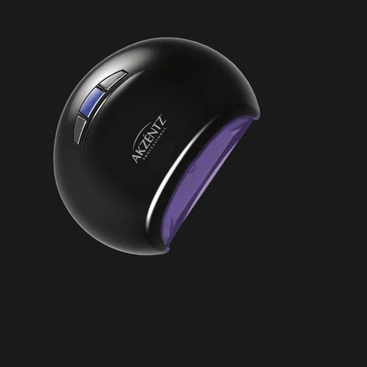 Akzentz - Black Led Compact Lamp by kvadrat store