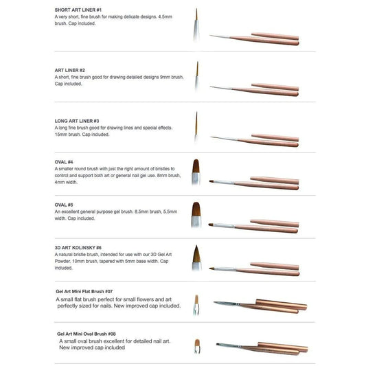 Akzentz - Gel Art Brush by kvadrat store