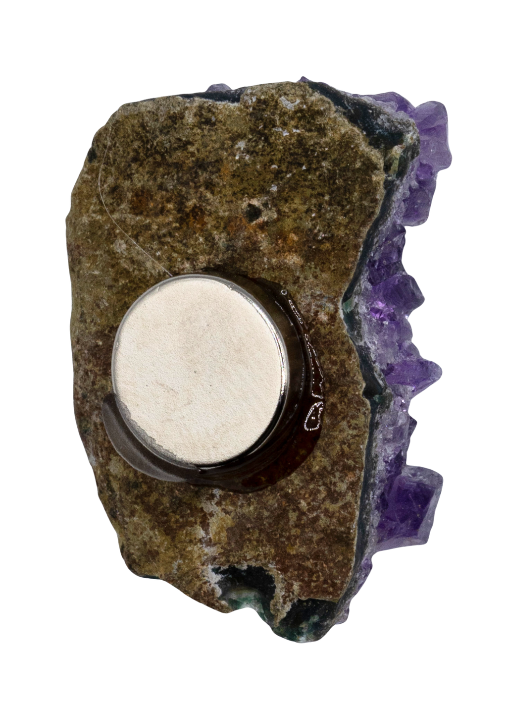 Amethyst Cluster Crystal Fridge Magnet