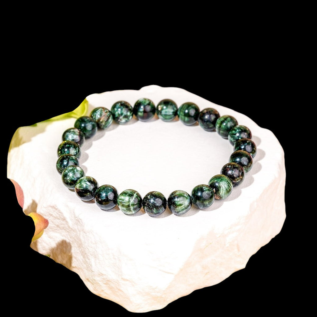 Angel Energy – Rare Seraphinite Bracelet of Transformation by Conscious Items