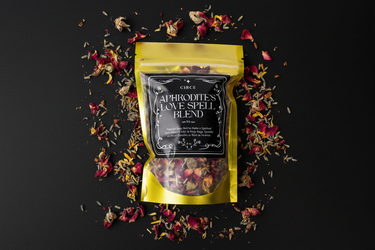 Herbal Ritual Blend – Four Intention Herbs for Cleansing, Love & Prosperity by Circe Boutique