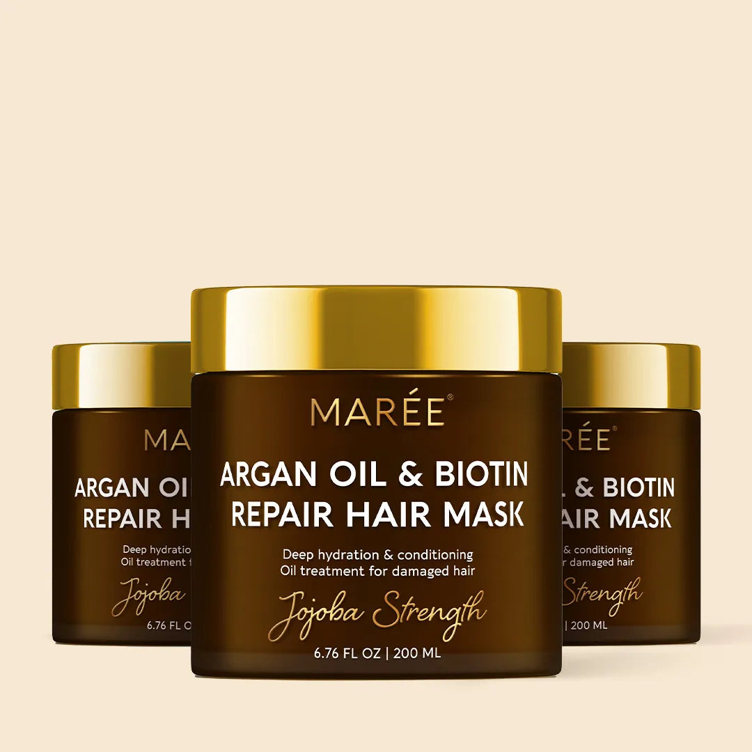 Argan Oil & Biotin Hair Repair Mask by Maree