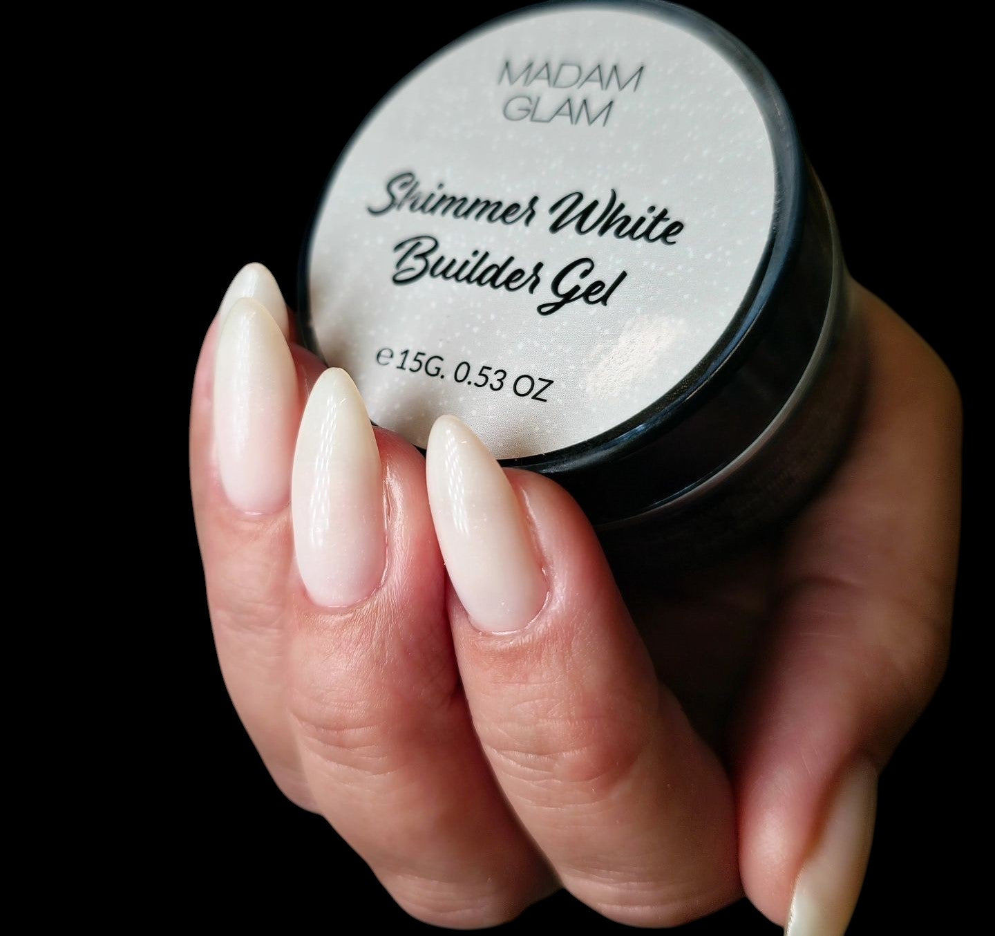 Shimmer White Builder Gel by Madam Glam
