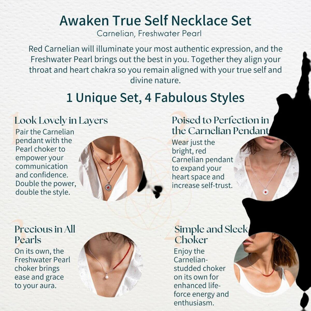 Awaken True Self Necklace Set by Conscious Items