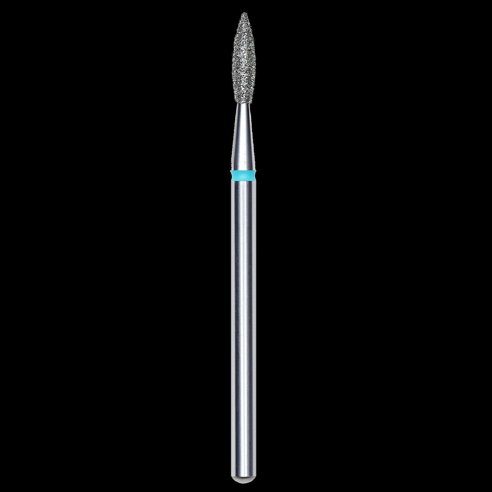 DIAMOND NAIL DRILL BIT, "FLAME", BLUE, HEAD DIAMETER 2.1/8MM (FA11B021/8) - STALEKS™ by kvadrat store