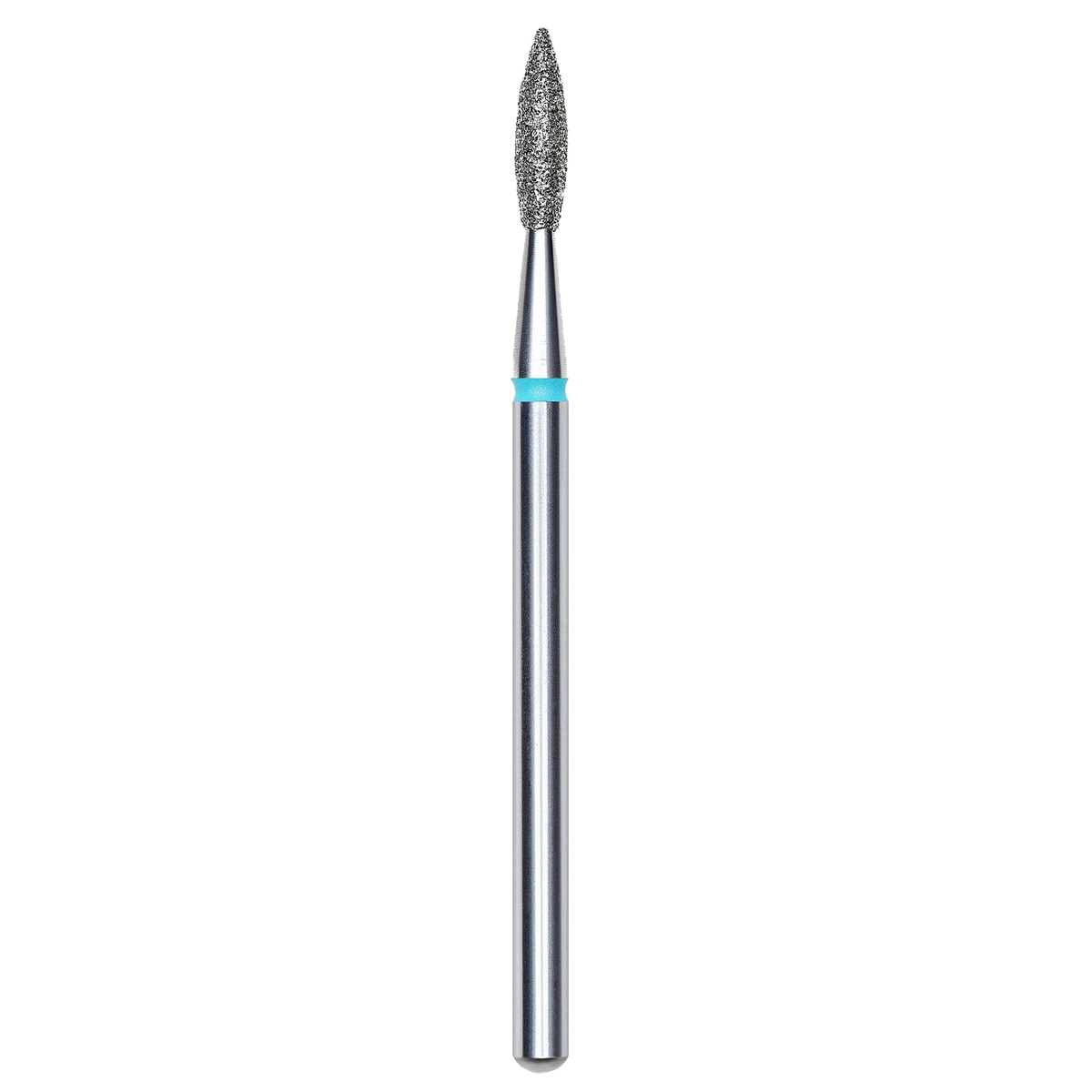 DIAMOND NAIL DRILL BIT, "FLAME", BLUE, HEAD DIAMETER 2.1/8MM (FA11B021/8) - STALEKS™