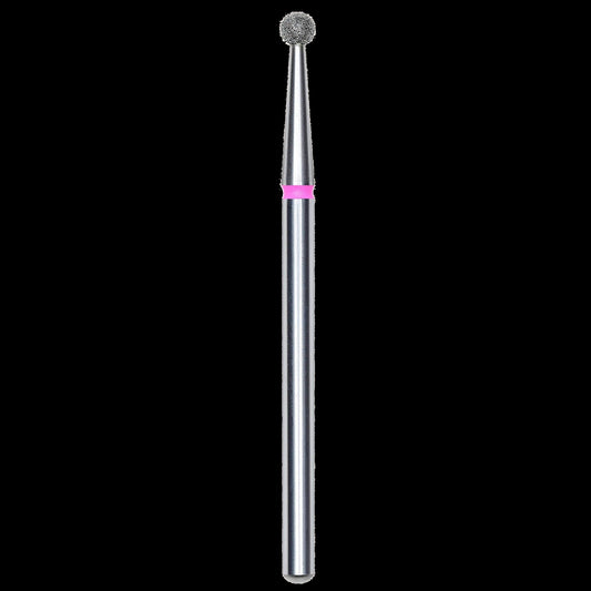 DIAMOND NAIL DRILL BIT, "BALL", RED, HEAD DIAMETER 2.7MM (FA01R027) - STALEKS™ by kvadrat store