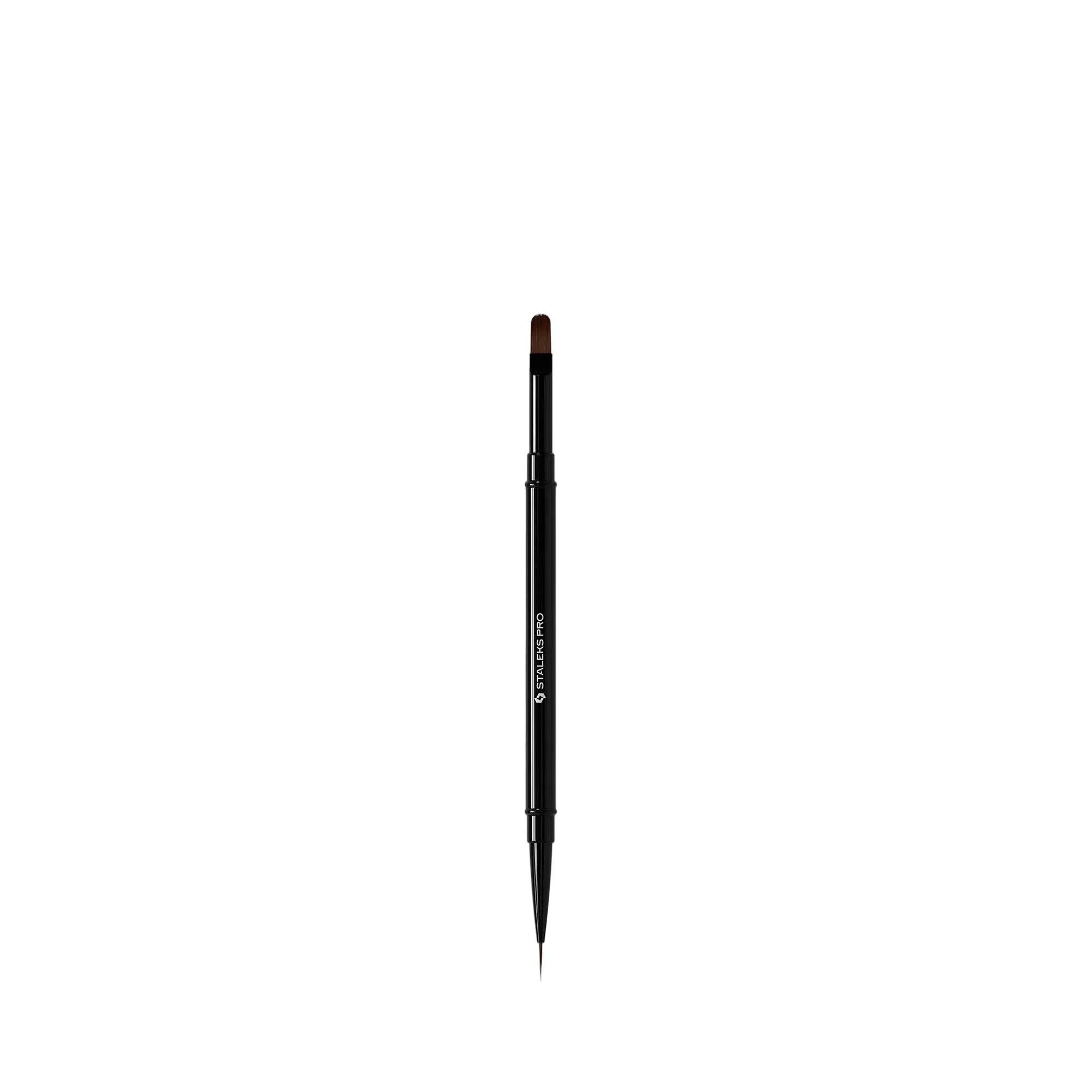 STALEKS - Double-ended brush EXPERT liner 10 mm / for gel 11mm - NBE-03/06 by kvadrat store