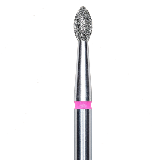 DIAMOND NAIL DRILL BIT, "BUD", RED, HEAD DIAMETER 2.5/4.5MM (FA60R025/4.5) - STALEKS™