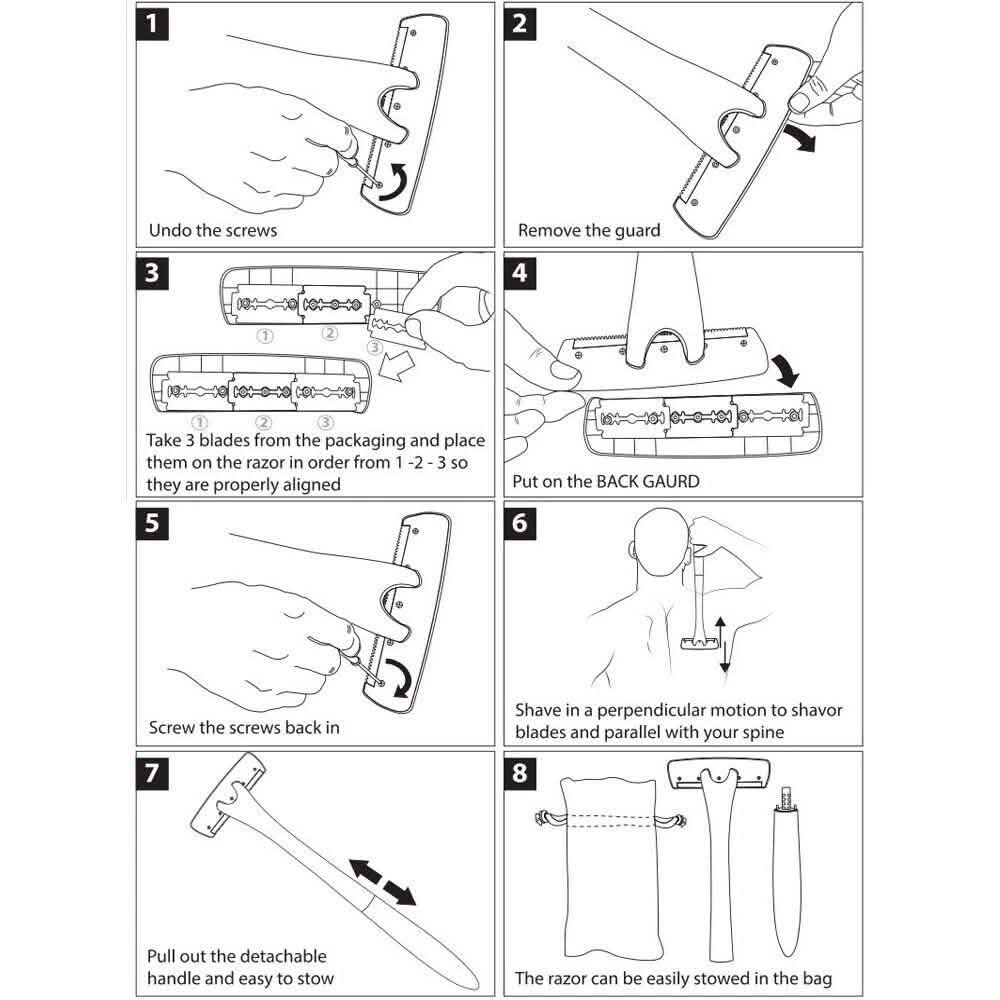 Back Hair Removal Body Shaver by DailySale