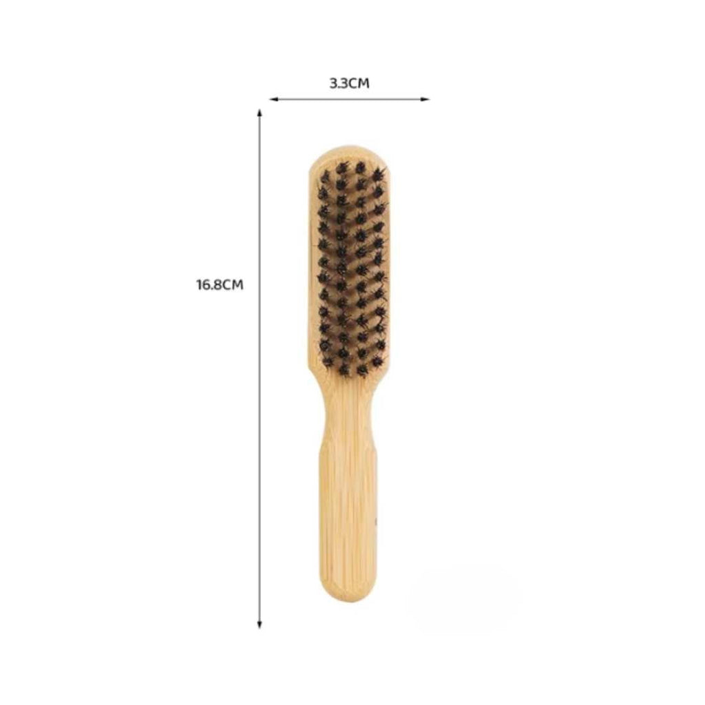 Bamboo Beard Brush Duo