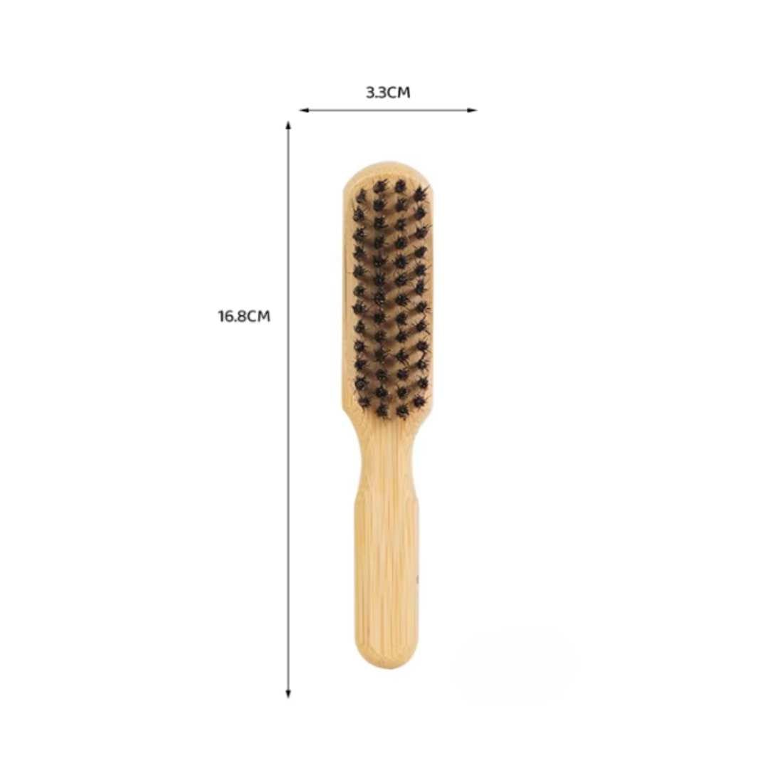 Bamboo Beard Brush Duo