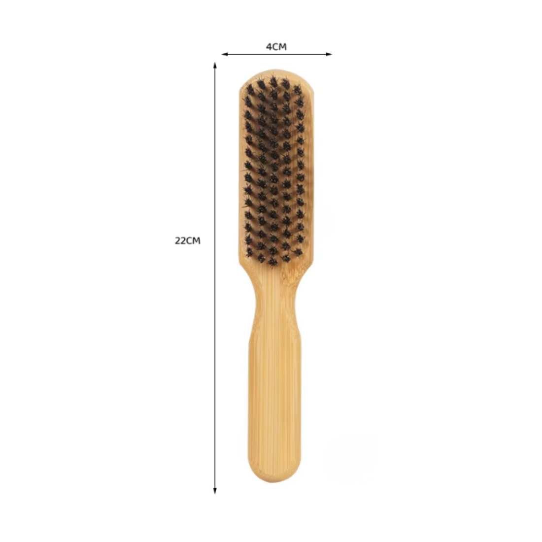 Bamboo Beard Brush Duo