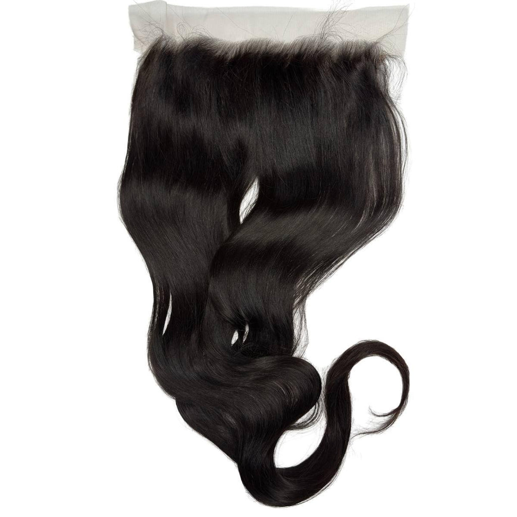 40" Raw Straight 13x6 HD Lace Human Hair Frontal by Private Label