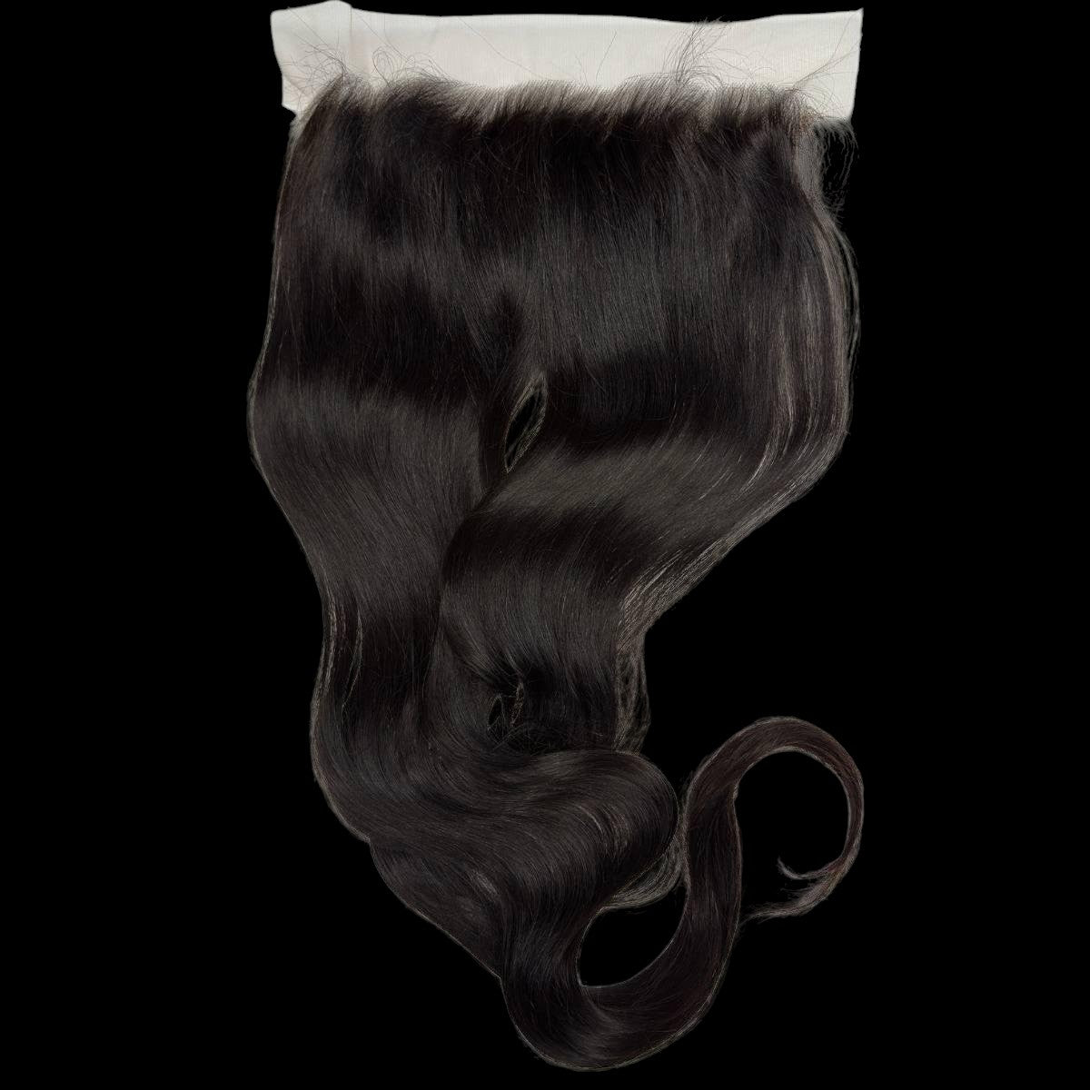 40" Raw Straight 13x6 HD Lace Human Hair Frontal by Private Label