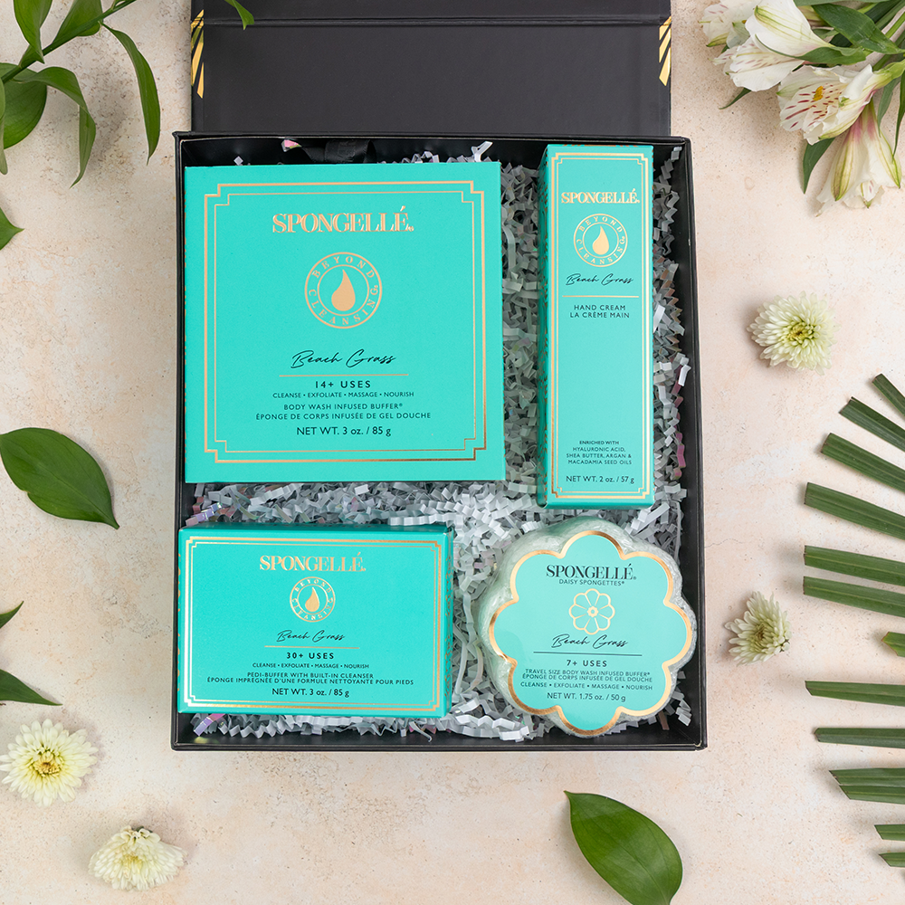Beach Grass | Daisy Gift Set by Spongellé