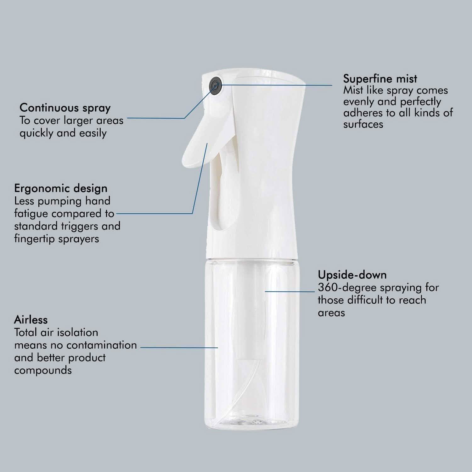 Beautify Beauties Hair Spray Bottle – Ultra Fine Continuous Water Mister by DailySale