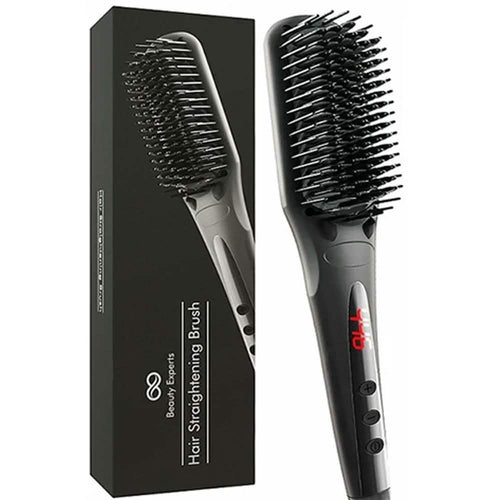Beauty Experts Ceramic Ion Hair Straightening Brush by DailySale