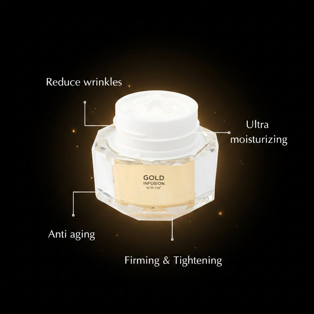 Anti-Aging Gold Infusion Cream – Brightening, Firming & Hydrating Moisturizer by EpiLynx