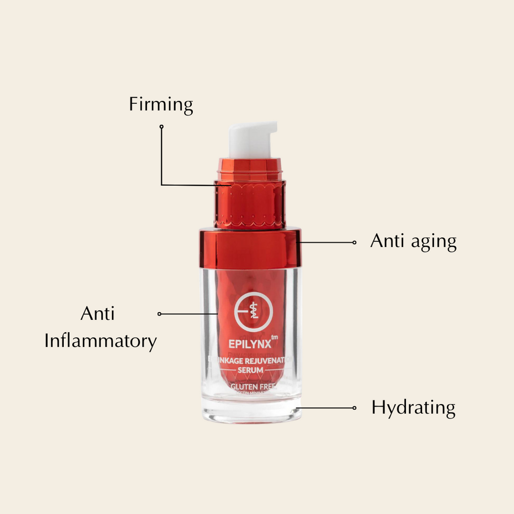 Enriching Ageless Rejuvenate Face Serum – Hydrating, Firming & Vegan (Gluten-Free, Mature Skin Friendly) by EpiLynx
