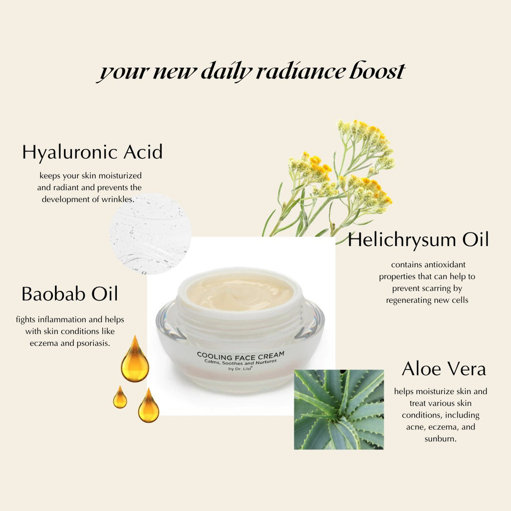 Glow Boosting Cooling Elixir for Redness Relief & Dewy Hydration – Gluten-Free, Hypoallergenic by EpiLynx