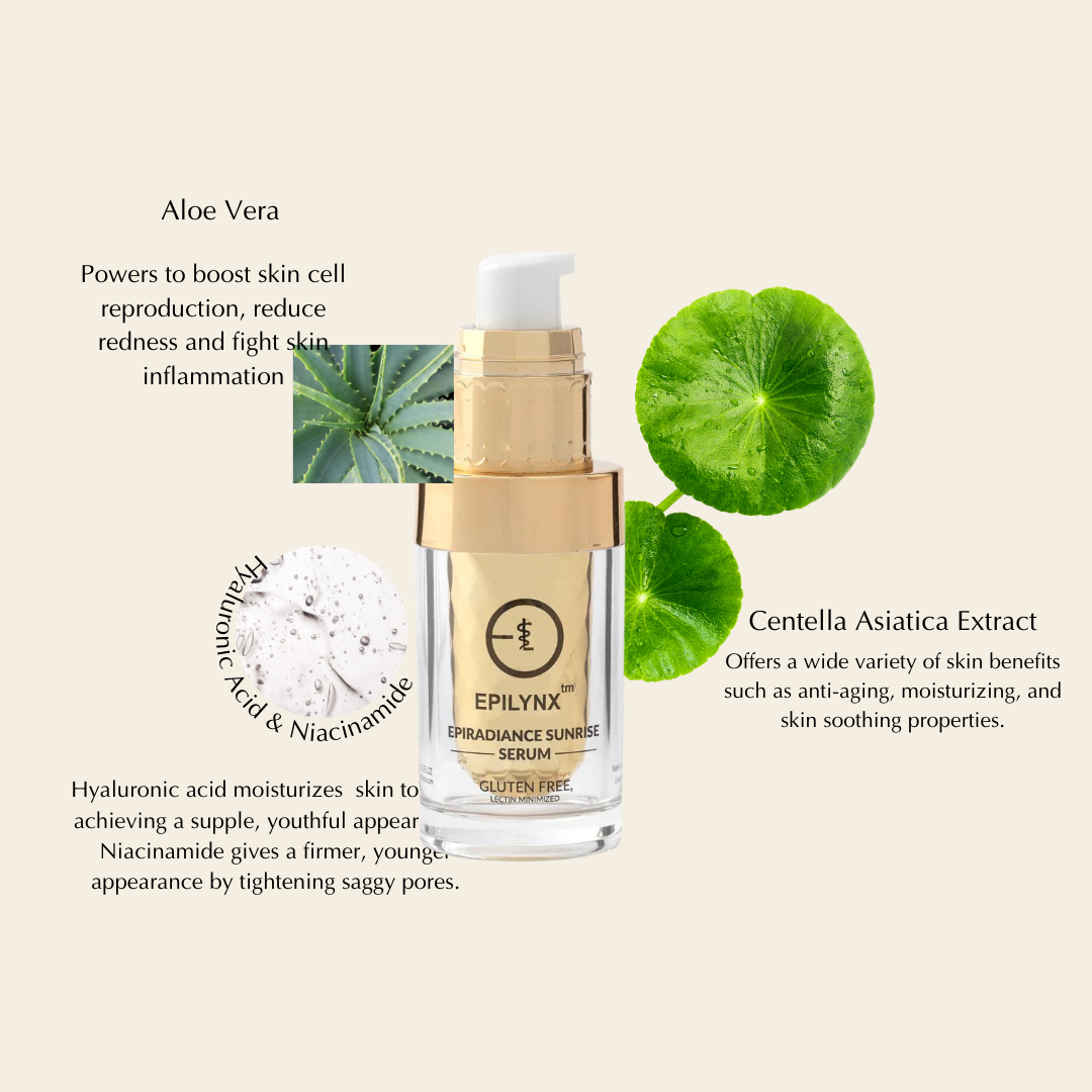 Sunrise Hyaluronic Acid Serum for Sensitive Skin – Nourishing, Firming & Radiant Glow Hydration by EpiLynx
