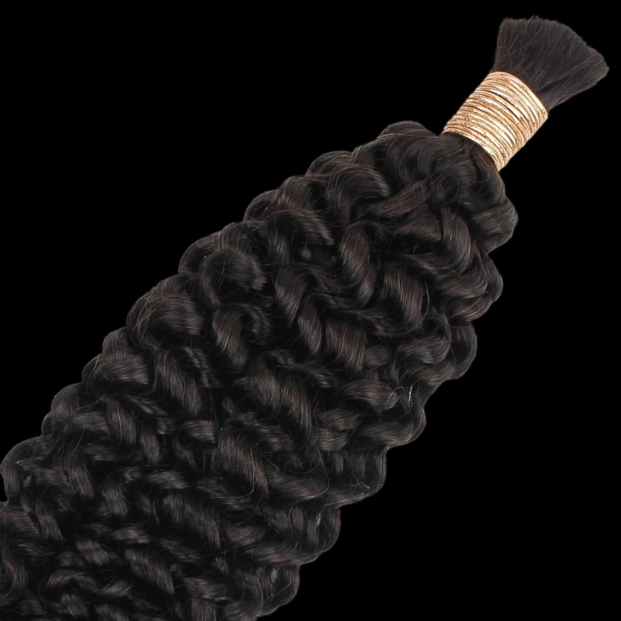 Water Wave Bulk 100% Human Braiding Hair by Private Label