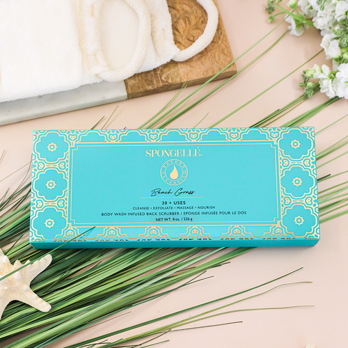 Beach Grass Body Wash Infused Back Buffer by Spongellé