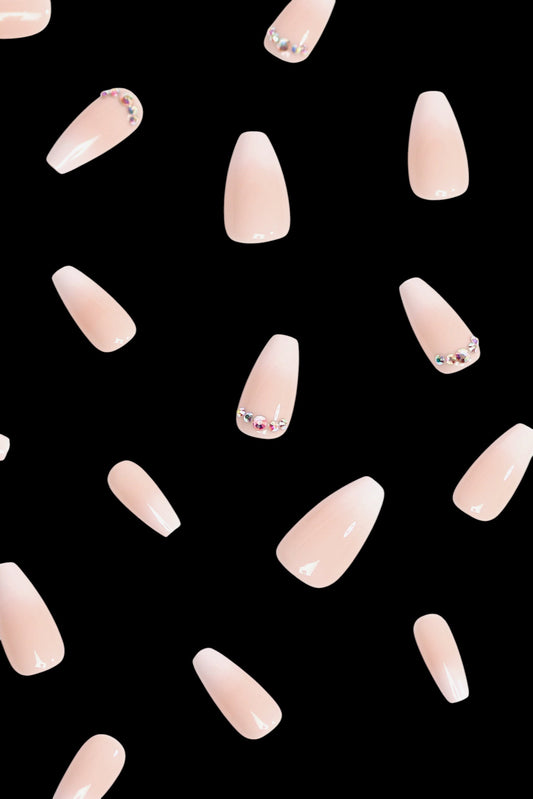 Strawberry Mousse | Soft & Durable Press-On Nails - AetherLux.Shop