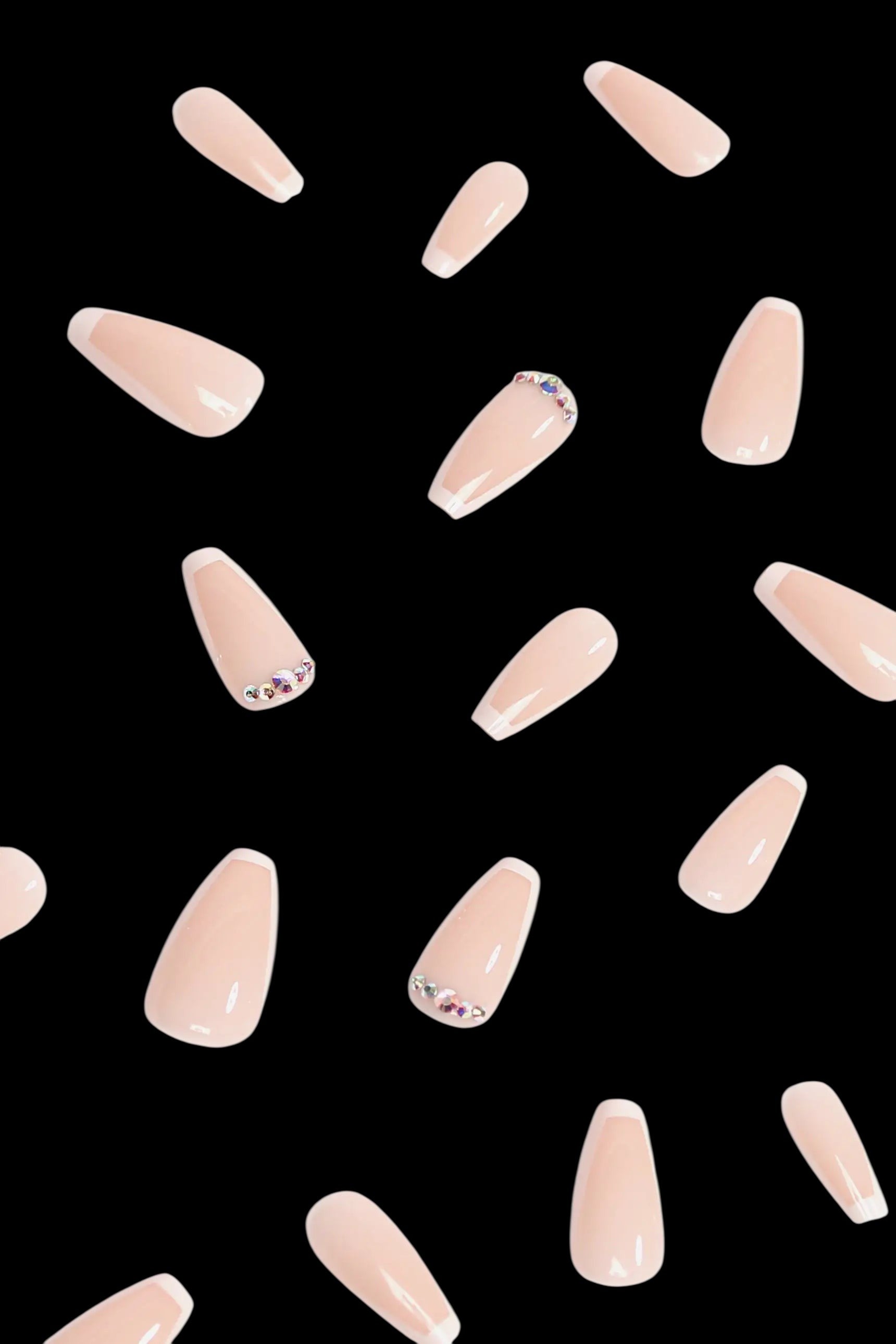 Beige Twinkle | Soft & Durable Press-On Nails by Bonmuz