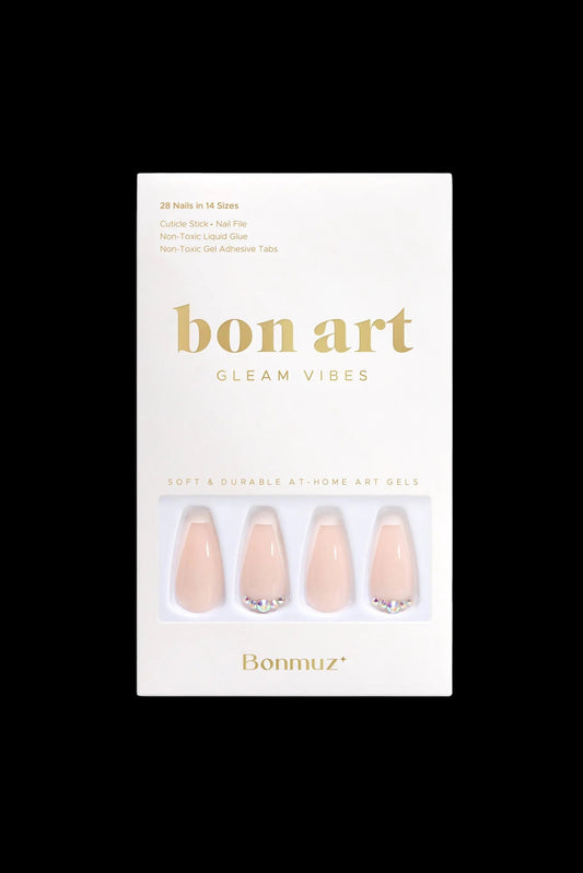 Beige Twinkle | Soft & Durable Press-On Nails - AetherLux.Shop