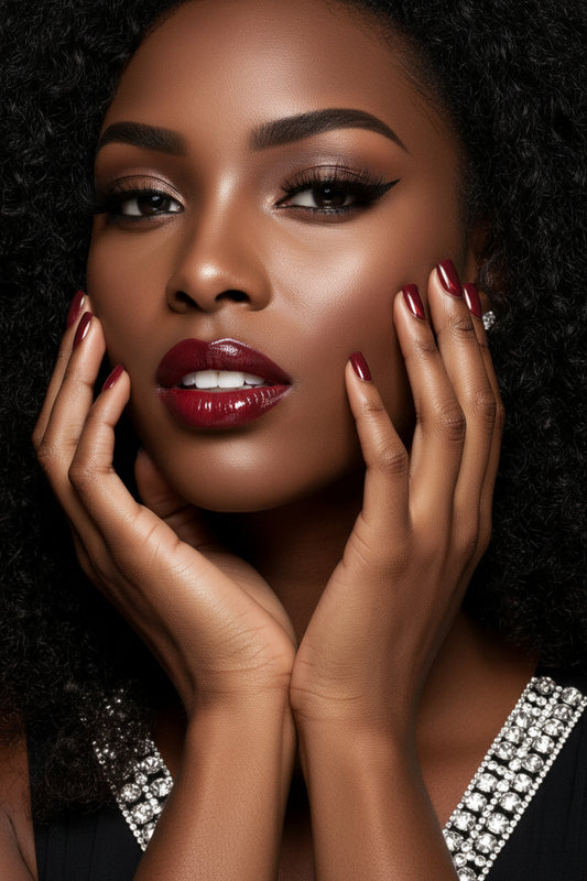 Starlite Red | Soft & Durable Press-On Nails - AetherLux.Shop