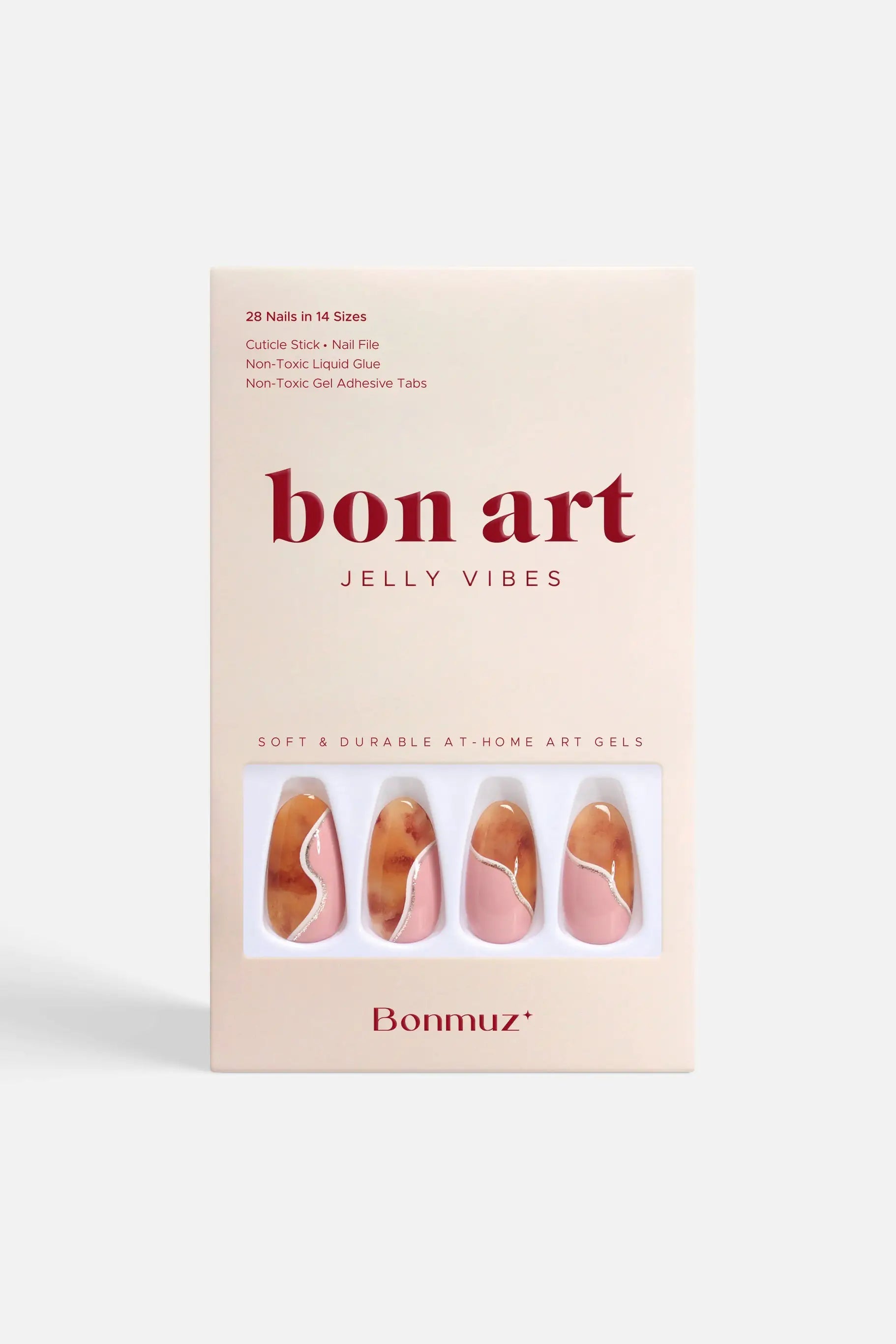 Mars | Soft & Durable Press-On Nails by Bonmuz