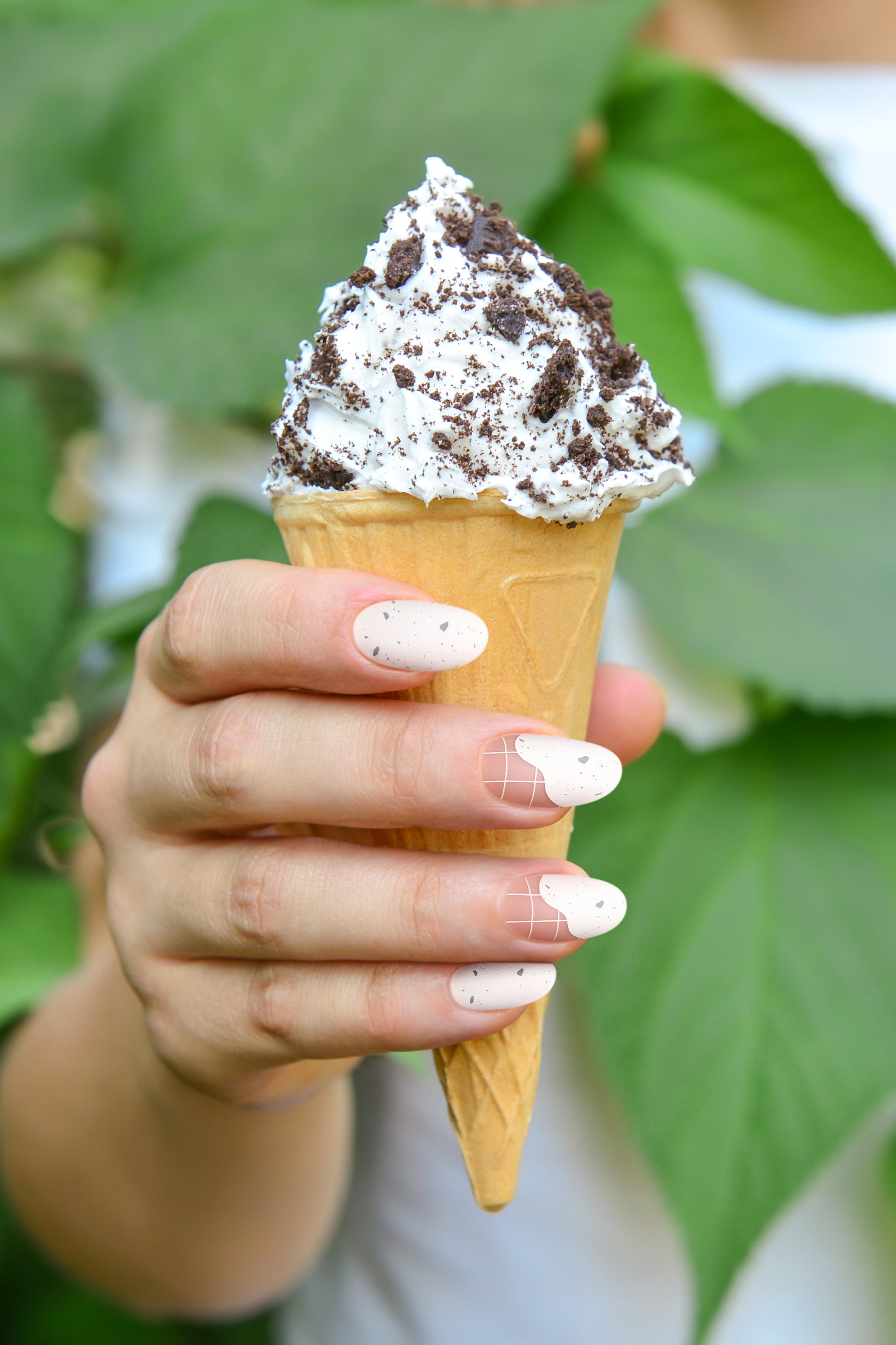 Sundaes and Cones | Soft & Durable Press-On Nails by Bonmuz