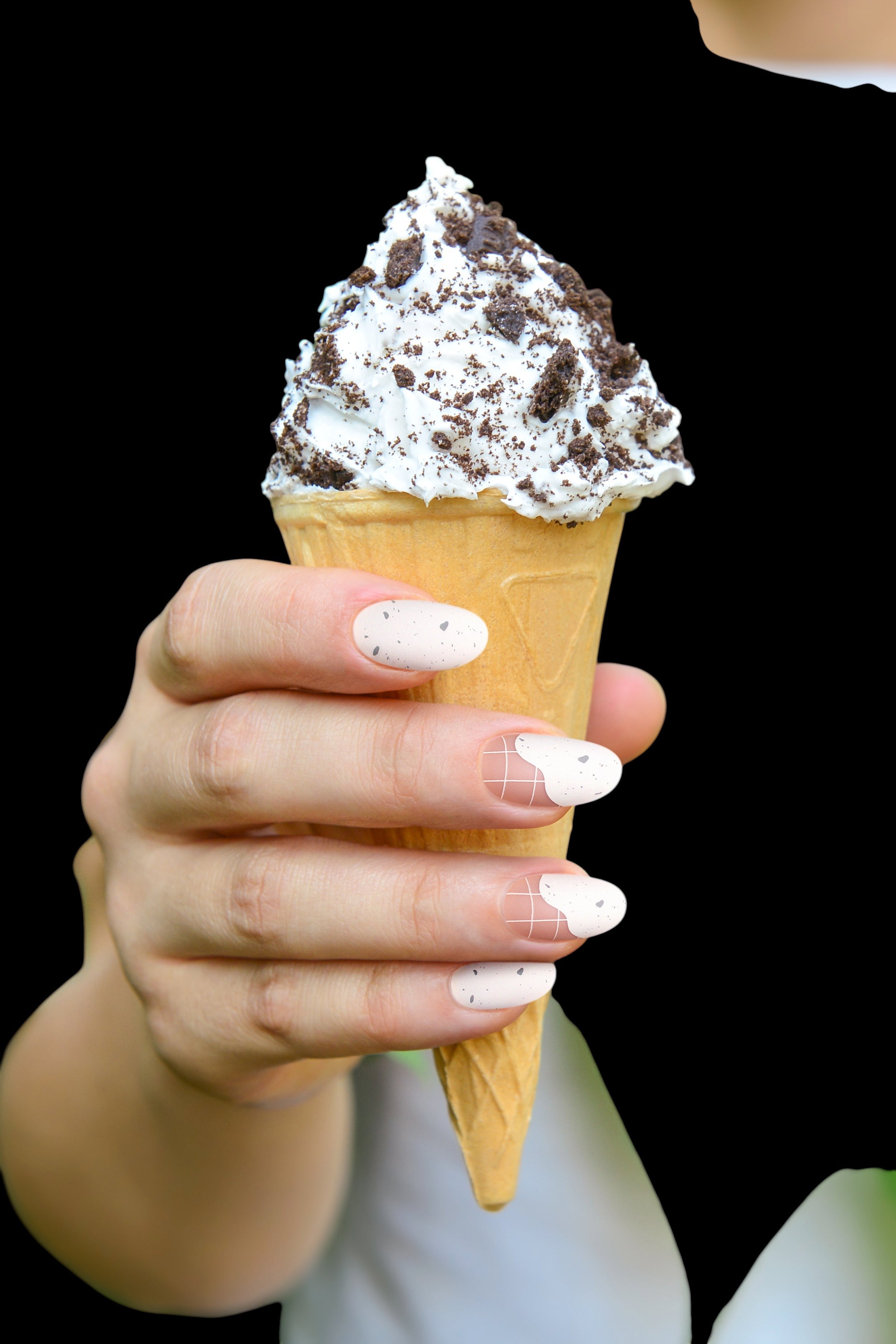 Sundaes and Cones | Soft & Durable Press-On Nails by Bonmuz