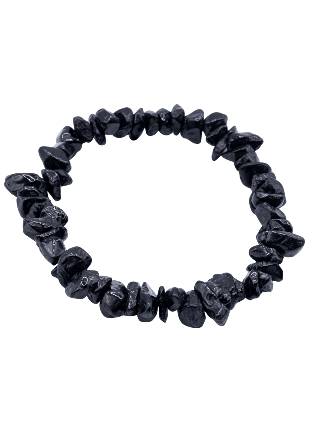 Black Tourmaline Chip Stretch Bracelet