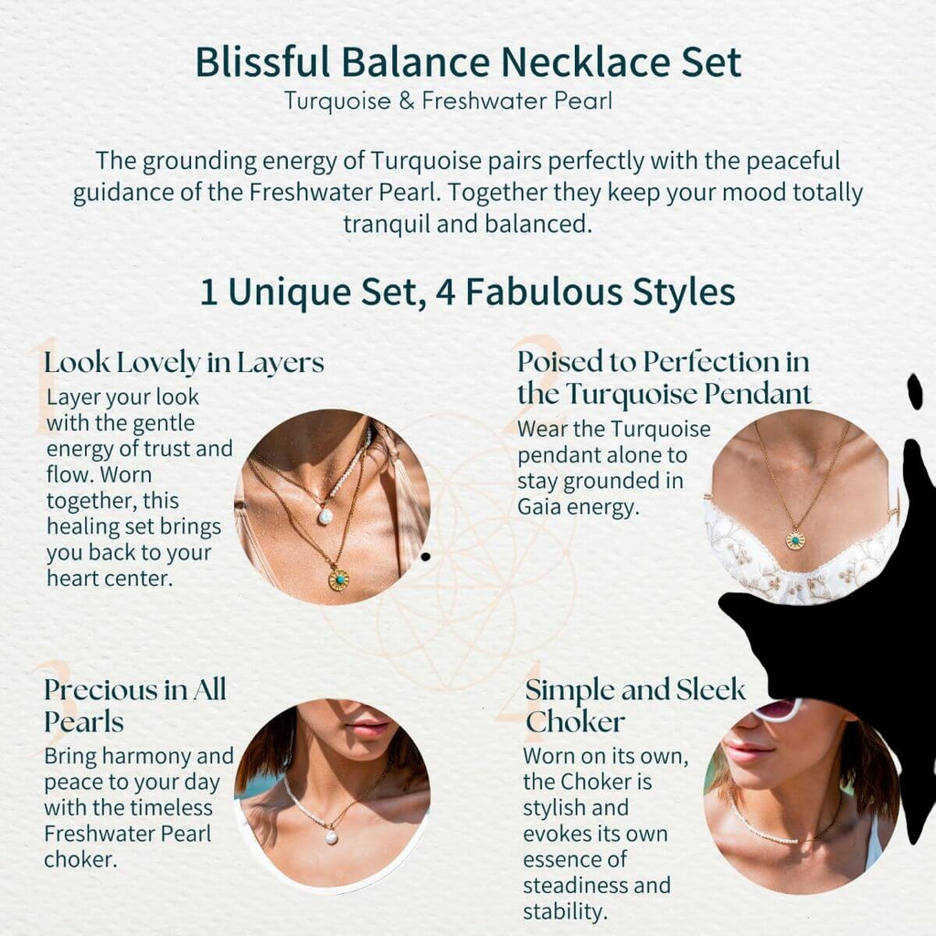 Blissful Balance Necklace Set by Conscious Items