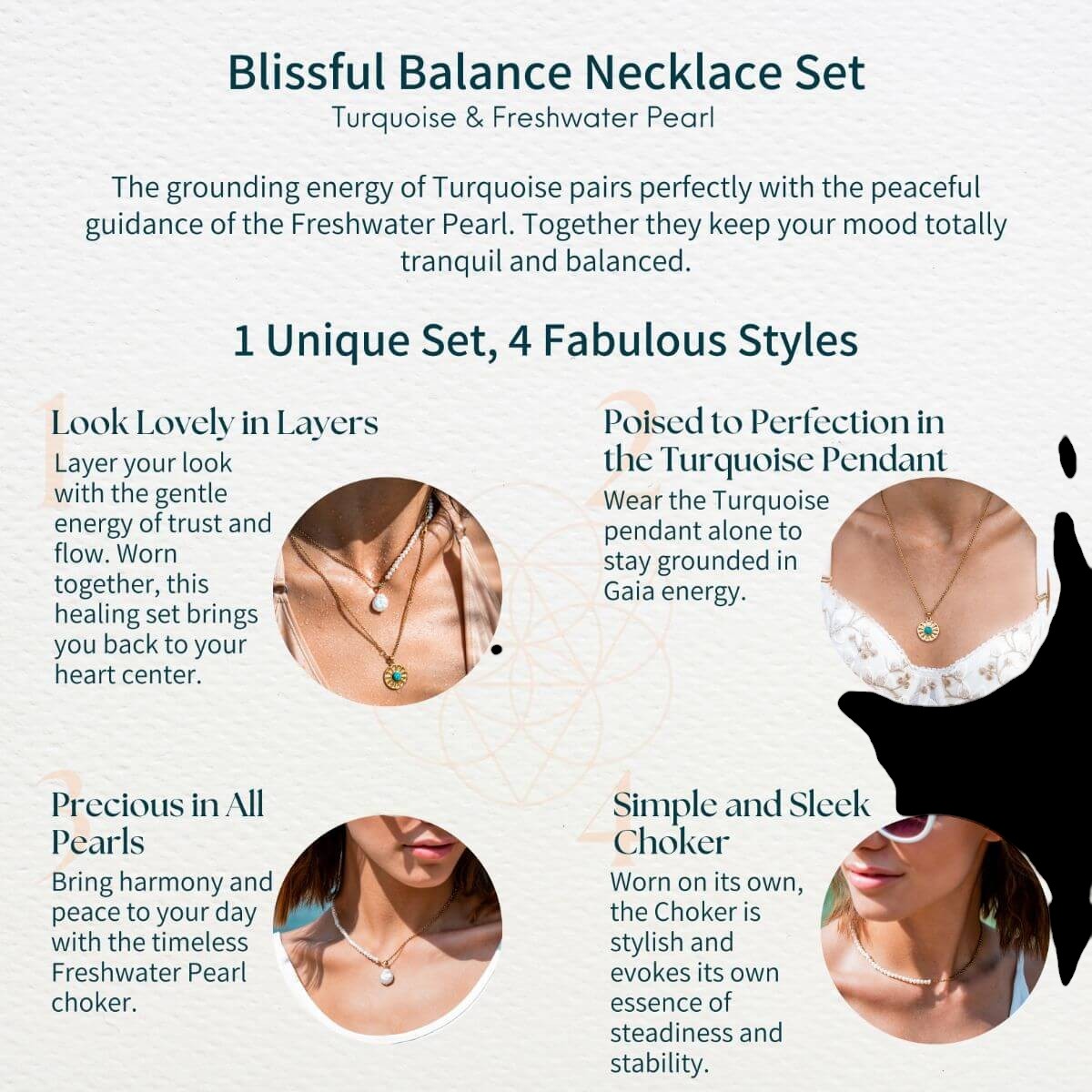 Blissful Balance Necklace Set by Conscious Items