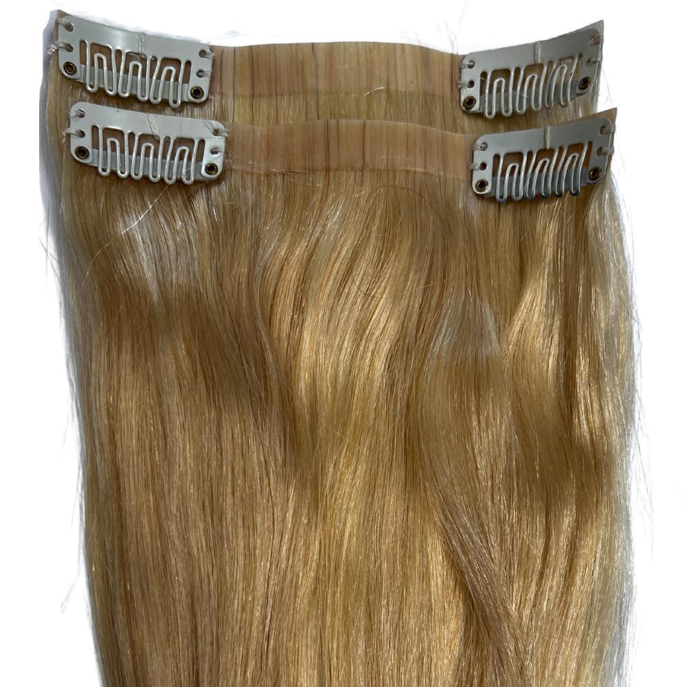 Blonde Seamless Clip-In 100% Human Hair Extensions by Private Label