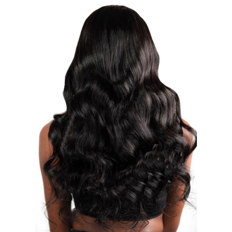 Body Wave 13x4 Transparent Lace Front Human Hair Wig by Private Label