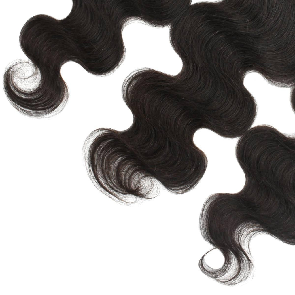 Brazilian Body Wave 13x4 HD Lace Human Hair Frontal by Private Label