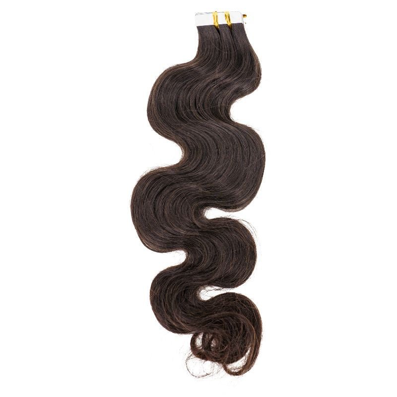 Raw Body Wave 100% Human Hair Tape In Extensions by Private Label