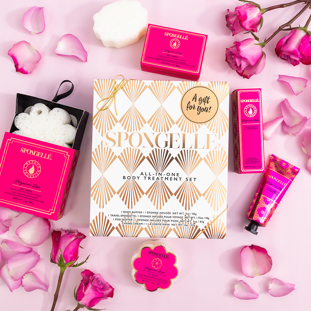 Bulgarian Rose | Daisy Gift Set by Spongellé