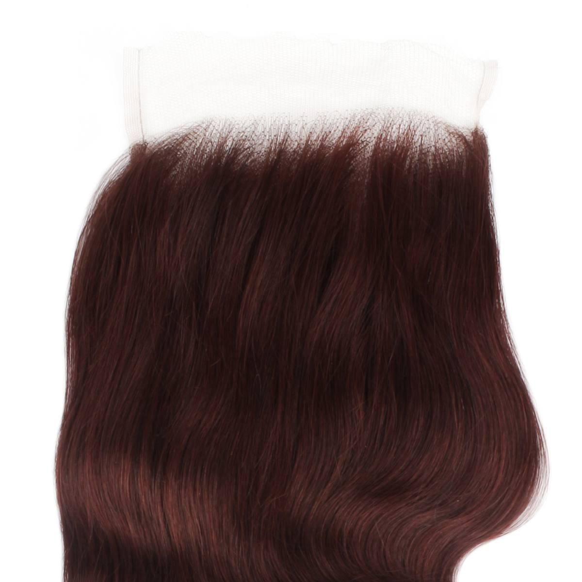 Burgundy Body Wave 5x5 HD Lace Human Hair Closure by Private Label